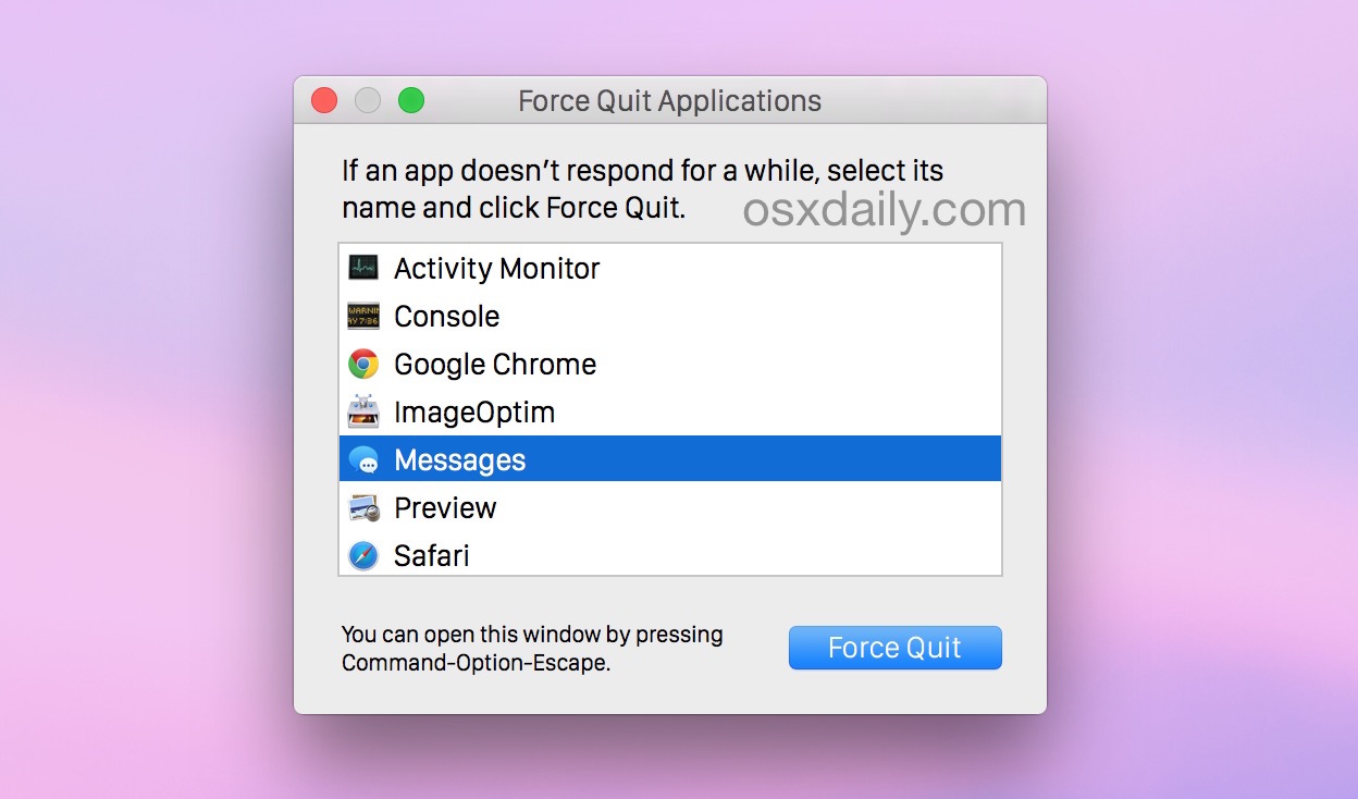 How To Compleely Force Quit An App Mac